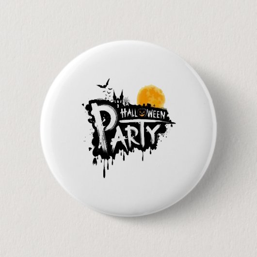 Party halloween  button (Vorderseite)