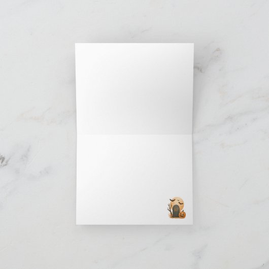 Party Halloween Dankeskarte (Innenseite)