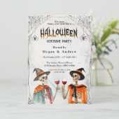 Party Halloween Einladung (Stehend Vorderseite)