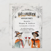 Party Halloween Einladung (Vorne/Hinten)