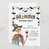 Party Halloween Einladung (Vorne/Hinten)