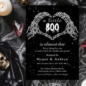 Party Halloween in Herzform Einladung