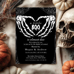 Party Halloween in Herzform Einladung