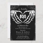 Party Halloween in Herzform Einladung (Vorderseite)