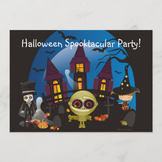 Party Halloweens Spooktacular! Einladung