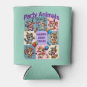 Party "Happy New Year" Dosenkühler (Vorderseite)