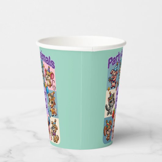 Party "Happy New Year" Pappbecher (Rechts)