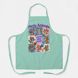 Party "Happy New Year" Schürze