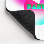 Party hartes Mousepad (Ecke)