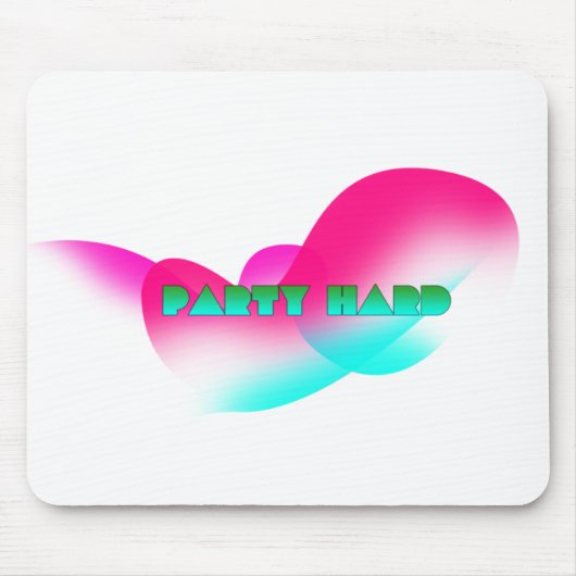 Party hartes Mousepad (Vorne)