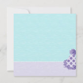 Party Hasen Geburtstag Einladung (Rückseite)