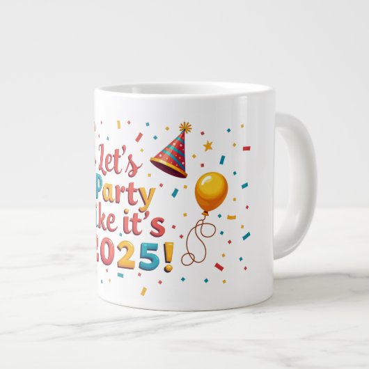 Party Hat Fun Tasse (Vorderseite Rechts)