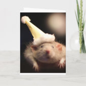 Party Hat Maus Niedliche Geburtstag Einladung (Rückseite)