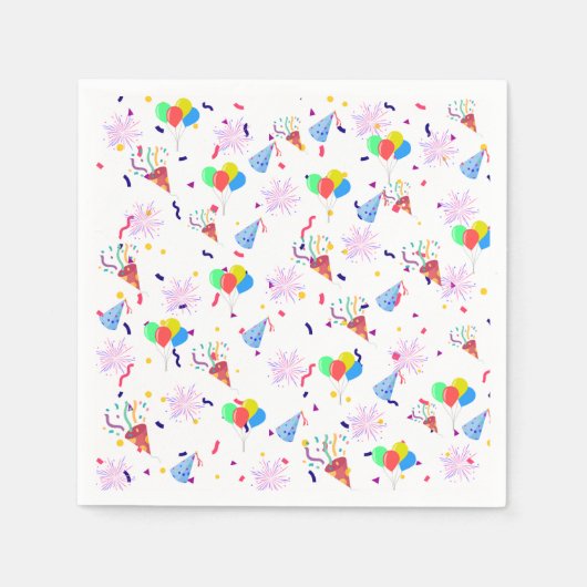 Party Hat Paper Napkin Serviette (Vorderseite)