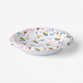 Party Hat Paper Plate Pappteller (Gewinkelt)