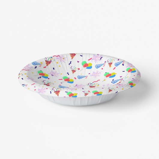 Party Hat Paper Plate Pappteller (Gewinkelt)