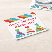 Party HAT Personalisierte Untersetzer (angewinkelt)
