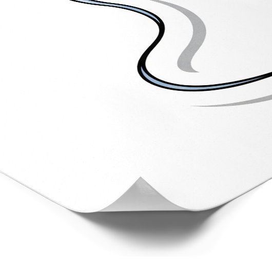 Party-Hat-Sticker Poster (Ecke)