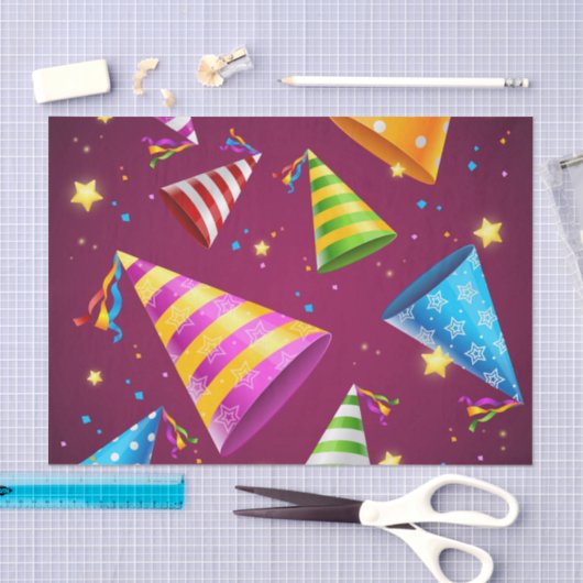 Party HAT Tissue Paper Seidenpapier