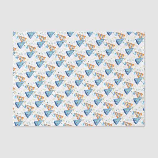Party Hat Tissue Paper Seidenpapier (Vorderseite)