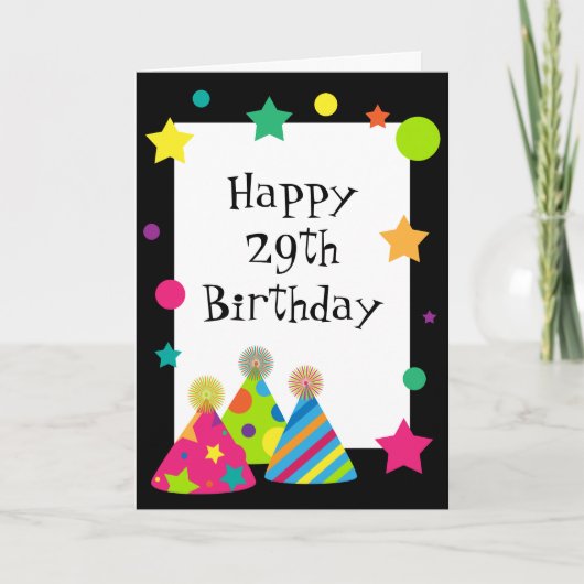 Party hat wieder 29? Karte (Vorderseite)