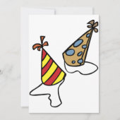 Party Hats Einladungen (Vorderseite)