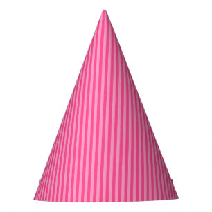 Party-HATS für Princess Stripes-3-PAPIERE Partyhütchen