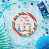 Party Hats Personalisierte Geburtstagsparty Teller (Party)