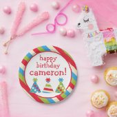 Party Hats Personalisierte Geburtstagsparty Teller (Party)