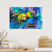 Party "Heavy Metal Mosh Pit Head Banger" Tier Poster (Küche)