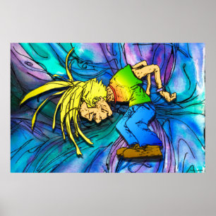 Party "Heavy Metal Mosh Pit Head Banger" Tier Poster