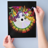 Party-Hintergrund Flyer (Hand)