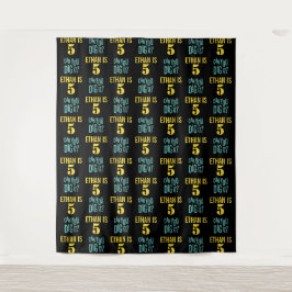 Party Hintergrund Schritt und wiederholen Junge Ge Wandteppich