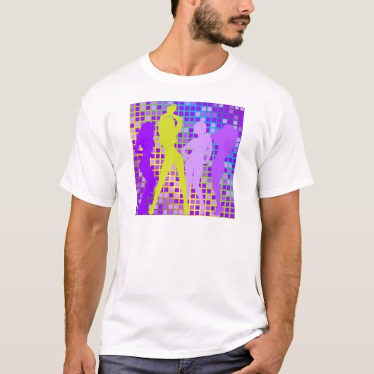 Party-Hintergrund T-Shirt (Vorderseite)