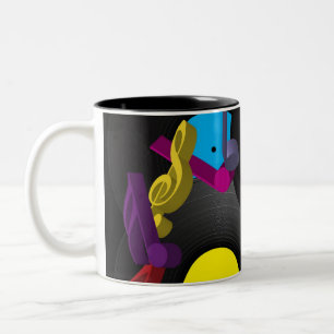 Party-Hintergrund Zweifarbige Tasse