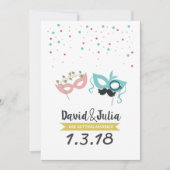 Party Hochzeit Einladung (Vorderseite)