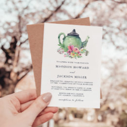 Party Hochzeit von Wasserfarbe Einladung