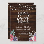 Party Holzbau Rustikal New Zuhause Einladung (Vorne/Hinten)