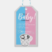 Party | Hot Chocolate Bomb Tag Geschenkanhänger (Vorderseite)