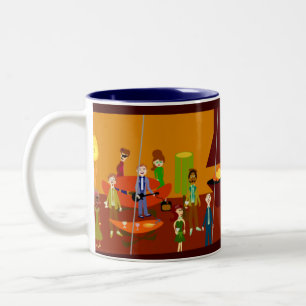 Party House Deluxe Tasse! Zweifarbige Tasse