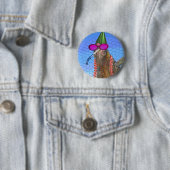 Party-Huhn Button (Beispiel)