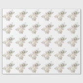 Party-Hund Geschenkpapier (Flach)
