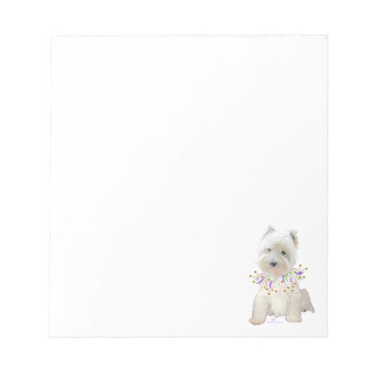 Party-Hund Notizblock (Vorderseite)