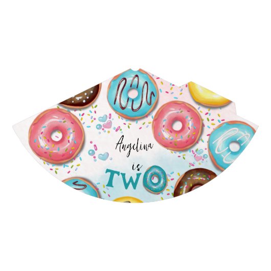 Party Hut für den 2. Geburtstag. Partyhütchen (Vorderseite)