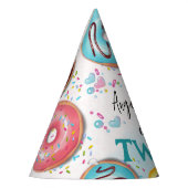 Party Hut für den 2. Geburtstag. Partyhütchen (Links)