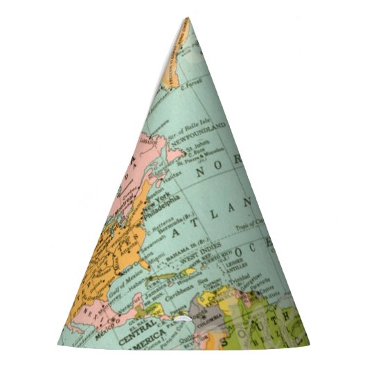 Party-Hut - Mehrfarbenkarte Partyhütchen (Links)