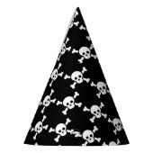 Party-Hut mit den weißen Schädeln u. den Partyhütchen (Links)