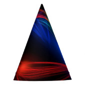 Party-Hut mit farbigen Lichtern Partyhütchen (Vorderseite)