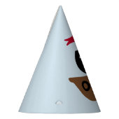 Party-Hut mit Piratenschiff Partyhütchen (Links)