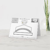 Party-Hut mit weißem und silbergradischem Cap oder Karte (Rückseite)